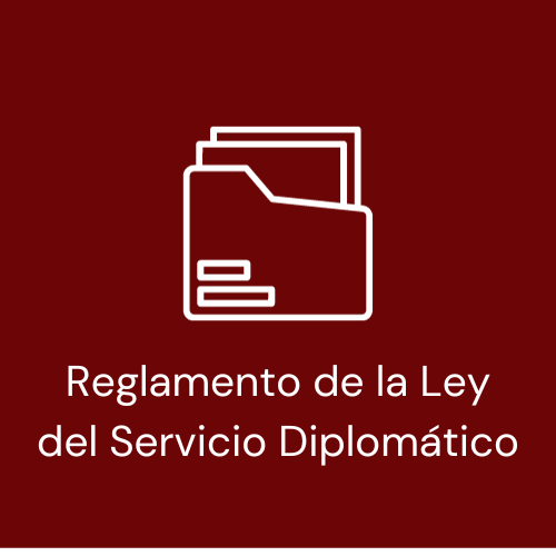 Reglamento de la Ley del Servicio Diplomático de la República