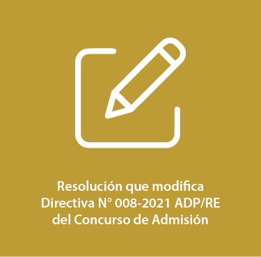 Resolución que modifica Directiva N° 008-2021 ADP/RE del Concurso de Admisión