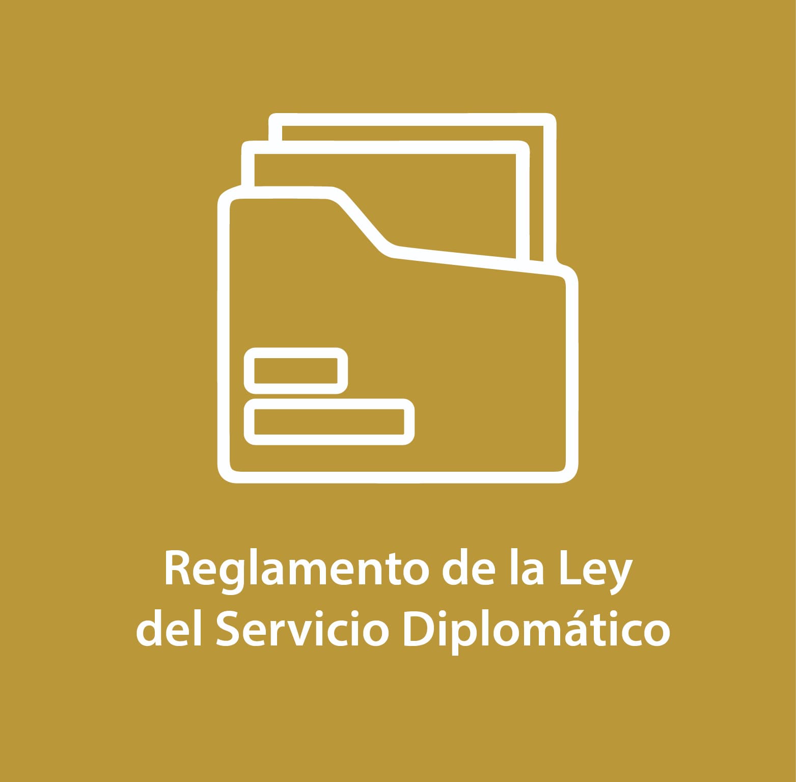 Reglamento de la Ley del Servicio Diplomático de la República