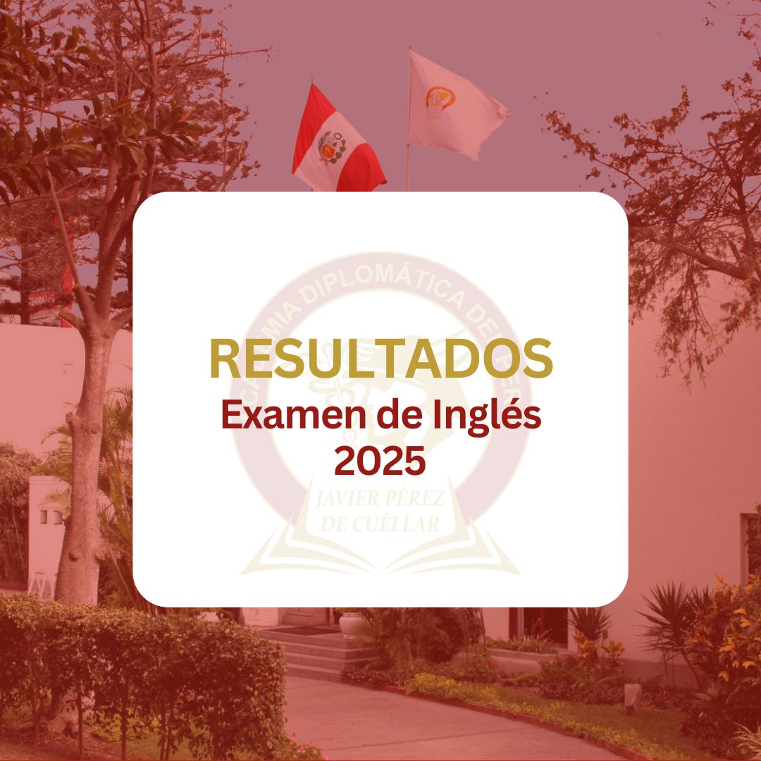 Resultado Examen de Inglés 2025